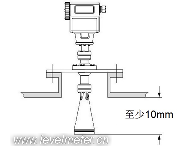 高頻脈沖雷達(dá)液位計(jì)安裝圖
